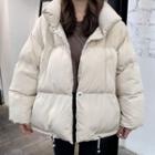 Snap-buttoned Padded Coat