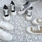 Platform Toe-cap Canvas Sneakers