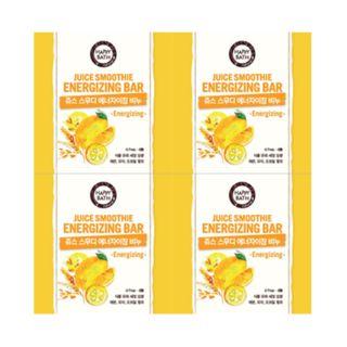 Happy Bath - Juice Smoothie Bar 90g X 4pcs (3 Types) Energizing