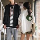 Couple Matching Flower Embroidered Jacket