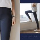Band-waist Colored Jeggings