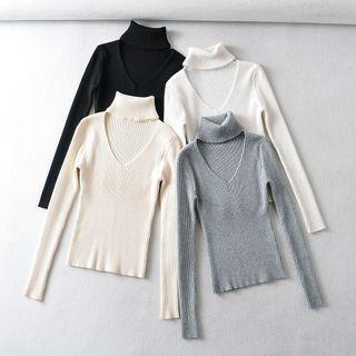 High Waist Cut-out Sweater