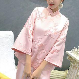 Traditional Chinese 3/4-sleeve Top