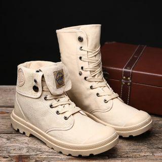 Couple Matching Canvas Short Boots
