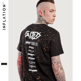 Skeleton Print Short-sleeve T-shirt