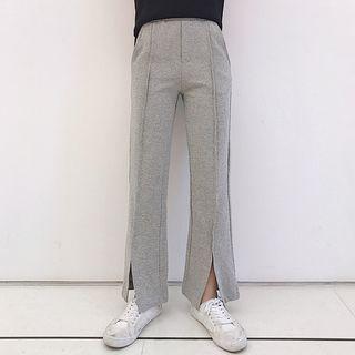 Slit Boot Cut Sweatpants