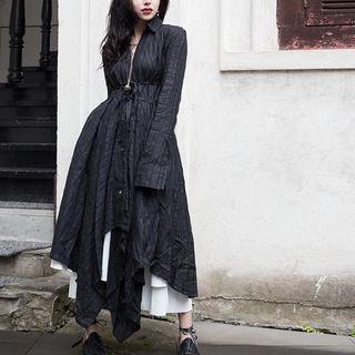 Asymmetric Midi Shirtdress