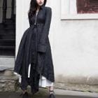Asymmetric Midi Shirtdress