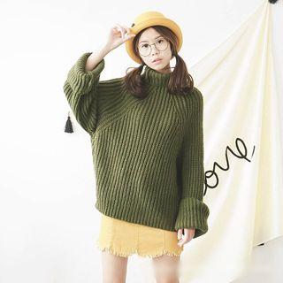 High Neck Thick Sweater