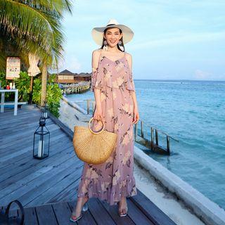Spaghetti Strap Floral Jumpsuit