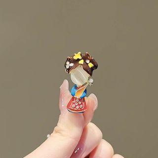Cartoon Alloy Brooch Red - One Size