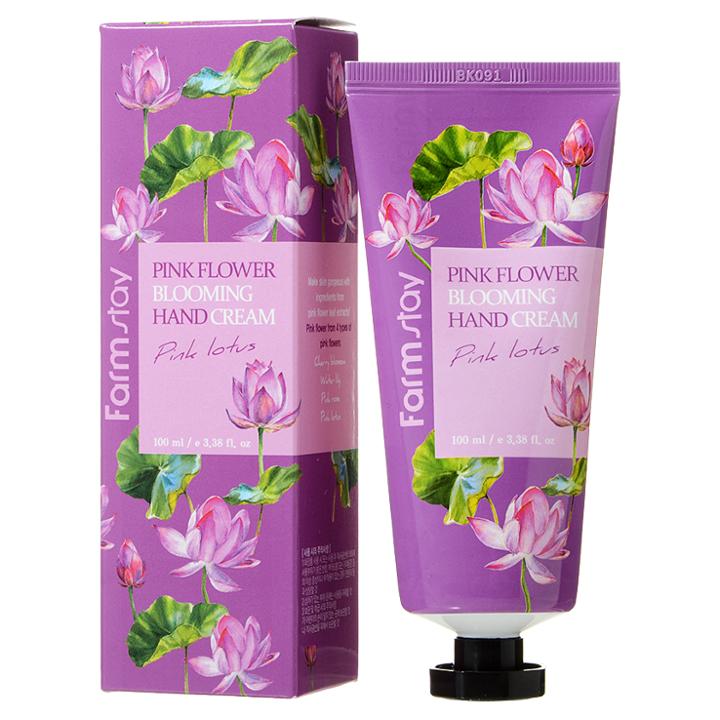 Farm Stay - Pink Flower Blooming Hand Cream (pink Lotus) 100ml