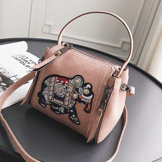 Elephant Embroidery Handbag