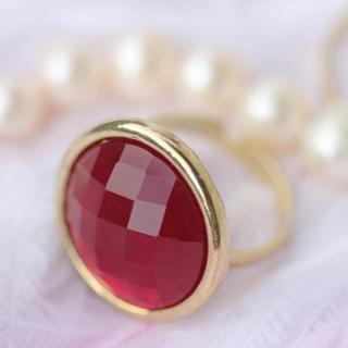 Red Diamond Ring