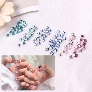 Set Of 10: Rhinestone Nail Art Decoration