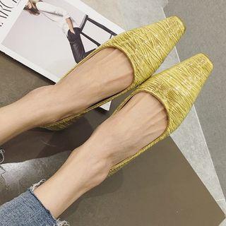 Pointed Ruched Flats