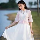Set: Embroidered Dress + Bolero