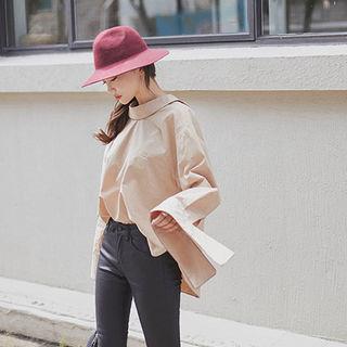 Tie-cuff Reversible Shirt