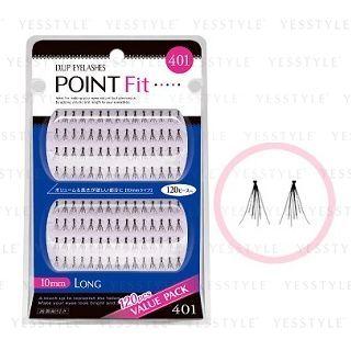 D-up - Eyelashes Point Fit (#401) 120 Pcs X 2