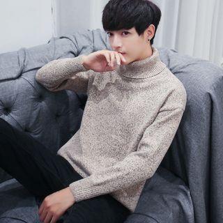 Marled Turtleneck Sweater