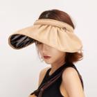 Foldable Wide Brim Visor Hat