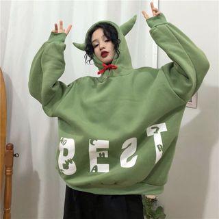 Buffalo Horn Lettering Hoodie