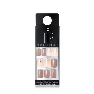 Macqueen - T.i.p. Lux Like Gel Nail Tip (#206 Glam Nude) 24pcs