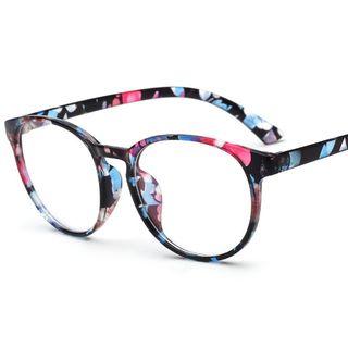 Printed Round Glasses
