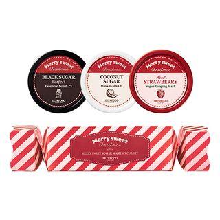 Skinfood - Merry Sweet Sugar Mask Special Set (holiday Edition) 3pcs 60g X 3pcs