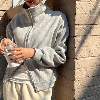 Two-way Zip Sweat Jacket