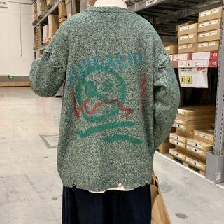 Graphic Print Sweater