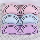 Eyeglasses Print Coral Fleece Face Wash Headband As Shown In Figure - One Size
