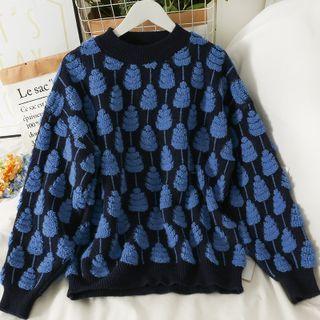 Pine-accent Loose-fit Sweater