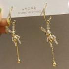 Rabbit Sterling Silver Earring 1 Pair - Gold - One Size