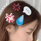 Emoji Pvc Hair Clip (various Designs)