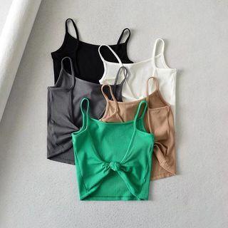Plain Knot Camisole Top