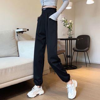 High Waist Harem Cropped Pants