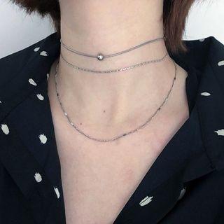 Metal Ball Necklace / Choker