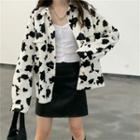 Animal Printed Jacket As Shown In Figure - One Size