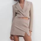 Set: Cropped Blazer + A-line Mini Skirt