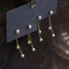 Freshwater Pearl Fringed Earring Silver - One Size