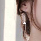 Leaf Threader Earring 1 Pair - Silver - One Size