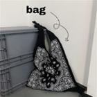 Paisley Print Shopper Bag Black - One Size