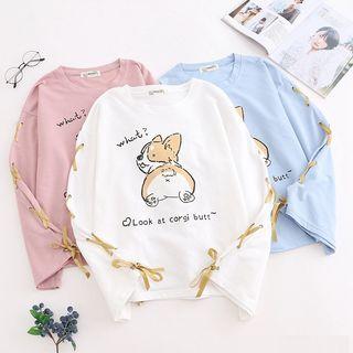 Corgi Print Sweatshirt