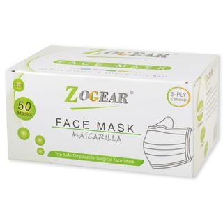 Zogea Face Mask (1box - 50 Pcs) Blue