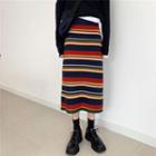 Rainbow Striped Skirt