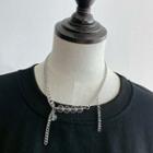 Bead Chain Necklace 1 Pc - Silver - One Size