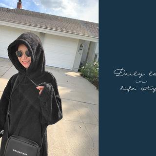 Sherpa-fleece Hoodie Dress