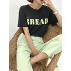 Bread Printed Loose-fit T-shirt