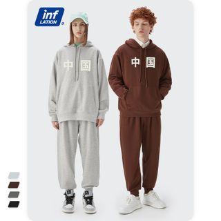 Unisex Printed Loose Hoodie
